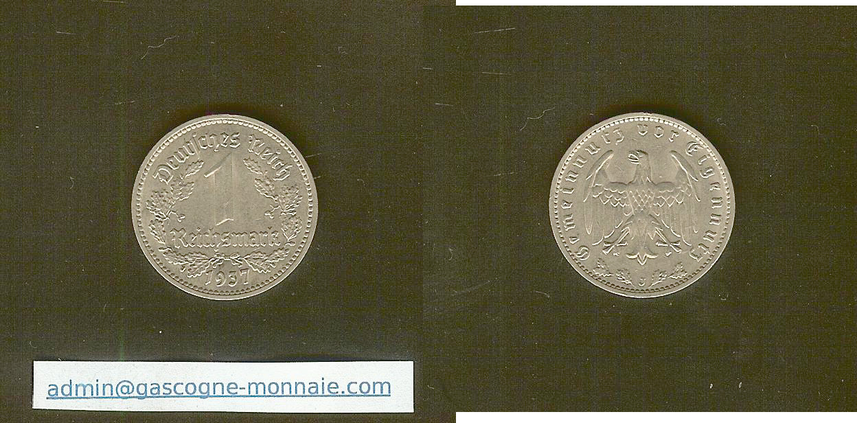 Germany 1 reichsmark 1937J gEF